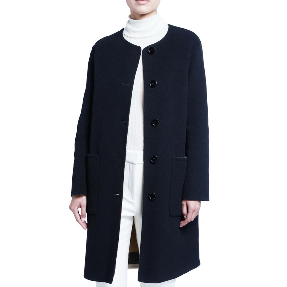 Burberry reversible check wool coat - Picture 4 of 4